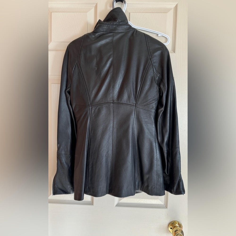 Daniel leather coat